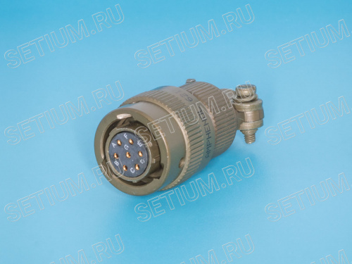 Разъём Amphenol серии 62IN 7 контактов, гнездо на кабель Разъём Amphenol серии 62IN 7 контактов, гнездо на кабель 62IN-16F-10-7S