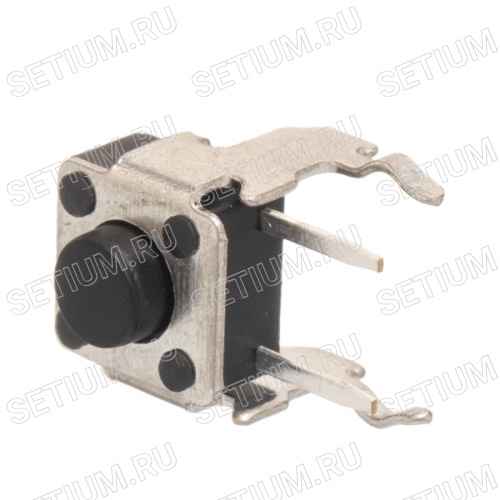 Кнопка тактовая 6x6 мм мм, h=5 мм, прямой угол SWT-7-50