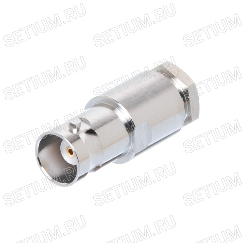 Разъем BNC гнездо на кабель RG-58, под пайку, зажим BNC-S58J