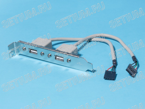 Планка USB, 2 порта тип А - 2хBLS-5 SCUA-21 фото 2