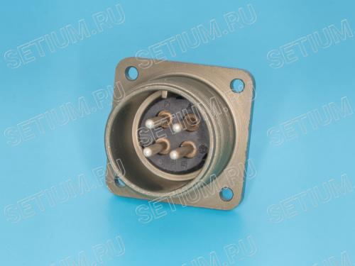 Разъём Amphenol серии MS  4 контакта, вилка на блок MS3102E-18-10P