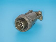 Разъём Amphenol серии MS  5 контактов, вилка на кабель MS3106E-14S-5P