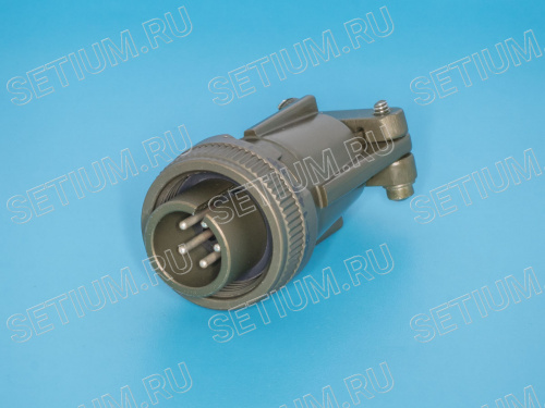Разъём Amphenol серии MS  5 контактов, вилка на кабель MS3106E-14S-5P
