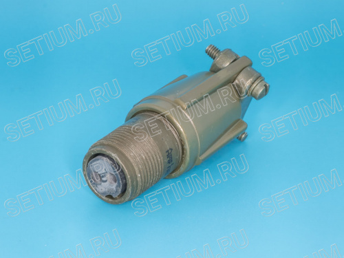 Разъём Amphenol серии MS  2 контакта, гнездо на кабель, наружная резьба MS3101E-10SL-4S