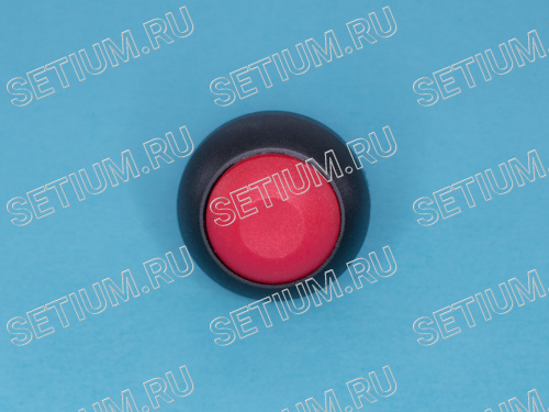 Кнопка круглая 12мм 125В 0,125А без фиксации, герметичная IP67, красная фото 4