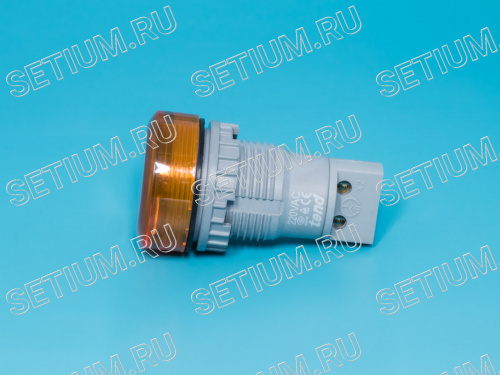 Сигнальная лампа d 30 мм, оранжевая фото 3