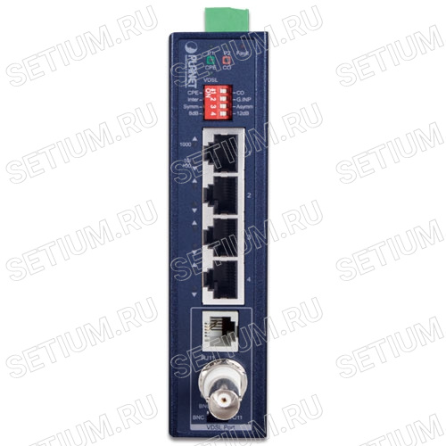 VDSL конвертер промышленный , 1 порт RJ-11/BNC, 4 порта 10/100/1000BASE-T RJ-45 (IVC-234GT) фото 4 VDSL конвертер промышленный , 1 порт RJ-11/BNC, 4 порта 10/100/1000BASE-T RJ-45 (IVC-234GT) IVC-234GT фото 4