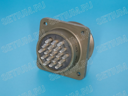 Разъём Amphenol серии MS 19 контактов, вилка на блок MS3102E-22-14P фото 2