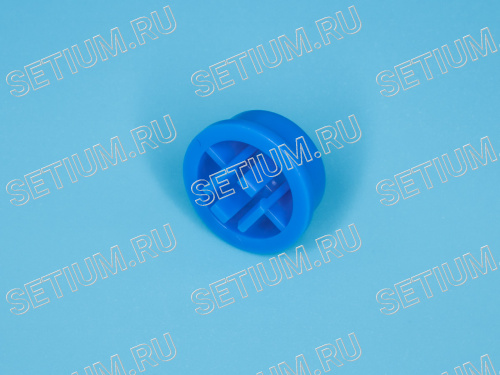 Колпачок круглый для тактовой кнопки, синий фото 5