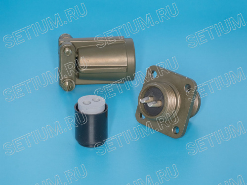 Разъём Amphenol серии MS 2 контакта, вилка на кабель, наружная резьба, с креплением на панель фото 2 Разъём Amphenol серии MS 2 контакта, вилка на кабель, наружная резьба, с креплением на панель MS3100E-10SL-4P фото 2