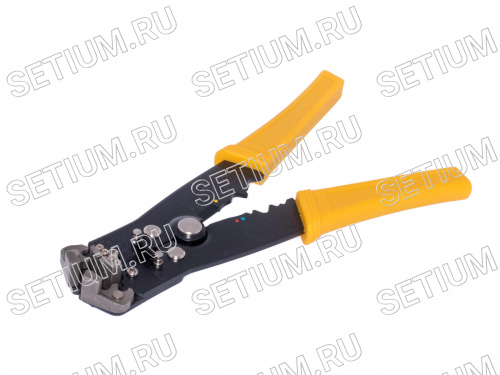 Инструмент для зачистки проводов и обжима клемм, d 0,5-3,2 мм KST-731A фото 4